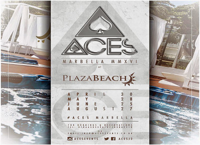 ACES Parties at Plaza Beach Puerto Banus