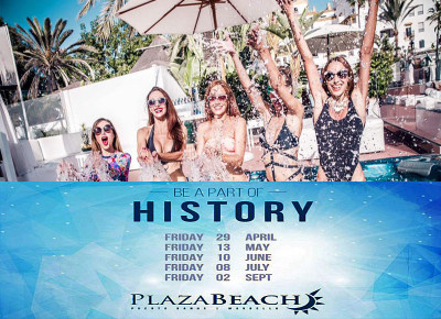 History Parties at Plaza Beach