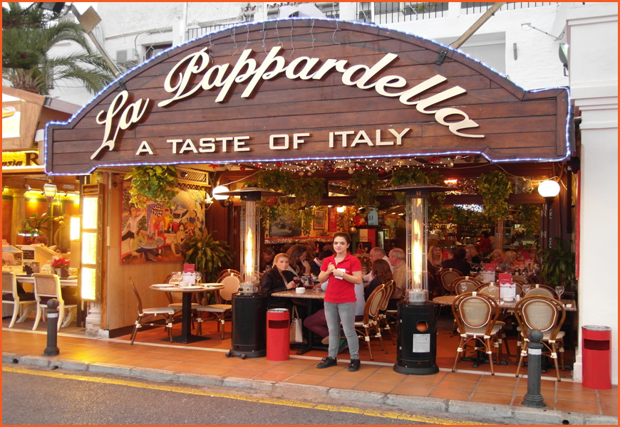 La Pappardella Restaurante Puerto Banus - Marbella Events Guide