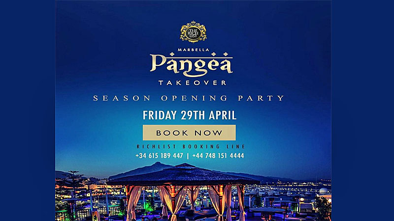 Pangea Take Over Season Opening Party Marbella