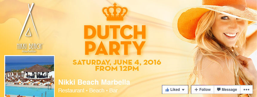 Dutch Party at Nikki Beach Marbella