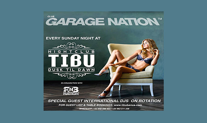Club Garage Nation at TIBU Nightclub