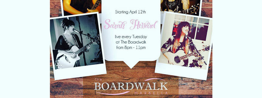 Live Music with Sarah at The Boardwalk Marbella