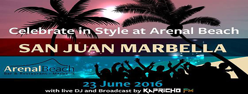 San Juan Party Arenal Beach Marbella