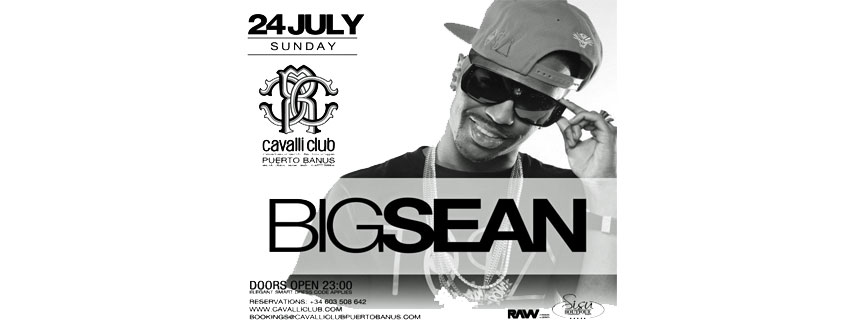 Big Sean at Cavalli Club Marbella