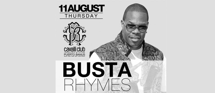 Busta Rhymes at Cavalli Club Puerto Banu