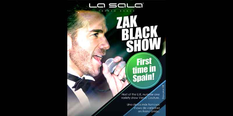 ZAK Black Show la sala Marbella