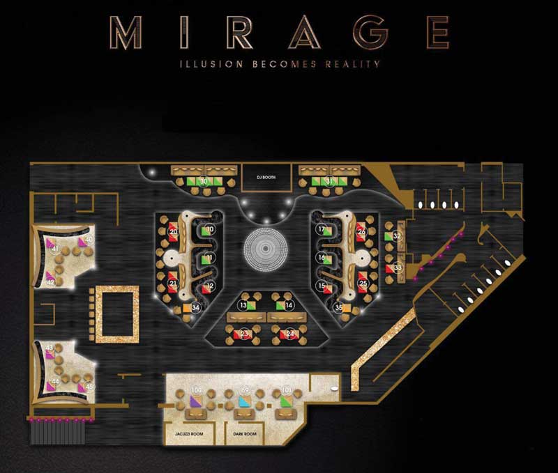 Mirage-Seatings
