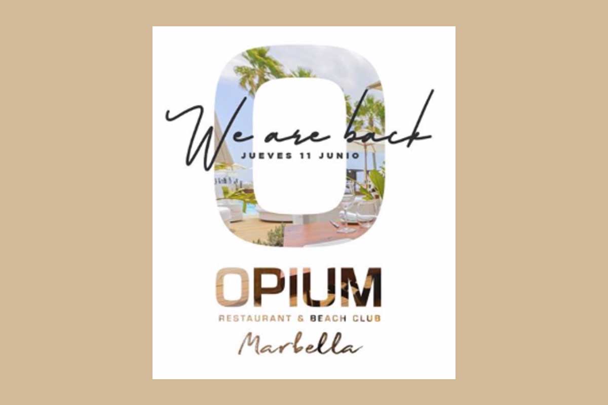 Opium Marbella opening 2020